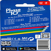 Mattel Games Phase 10 Card Game for Families, Adults & Kids, Challenging & Exciting Rummy-Style Play with Storage Tin